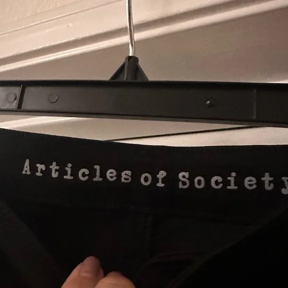 NWT Articles of Society black active ankle skinny pants size 29 - Picture 4 of 5